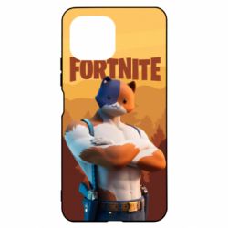 Чехол для Xiaomi Mi11 Lite Meowscles and logo - PrintSalon