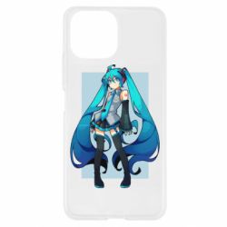 Чехол для Xiaomi Mi11 Lite Miku art - PrintSalon