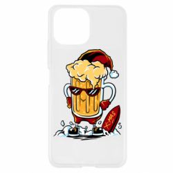 Чехол для Xiaomi Mi11 Lite New Year's beer - PrintSalon