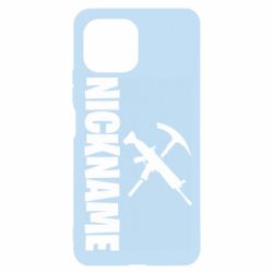 Чехол для Xiaomi Mi11 Lite Nickname fortnite weapons - PrintSalon