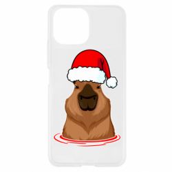 Чехол для Xiaomi Mi11 Lite Новогодняя капибара - PrintSalon