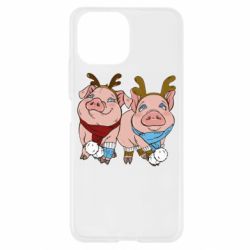 Чехол для Xiaomi Mi11 Lite Pigs - PrintSalon