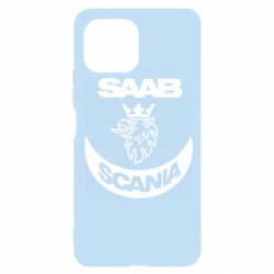 Чехол для Xiaomi Mi11 Lite Scania SAAB logo - PrintSalon