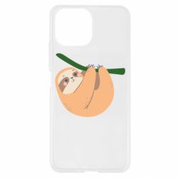 Чехол для Xiaomi Mi11 Lite Sloth on a branch - PrintSalon