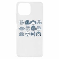 Чехол для Xiaomi Mi11 Lite Star wars icons - PrintSalon