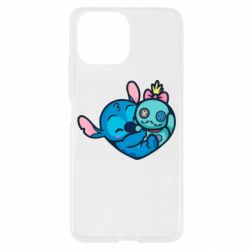 Чехол для Xiaomi Mi11 Lite Стич с куклой - PrintSalon