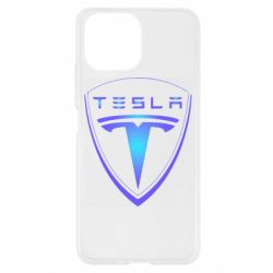 Чехол для Xiaomi Mi11 Lite Tesla logo gradient - PrintSalon