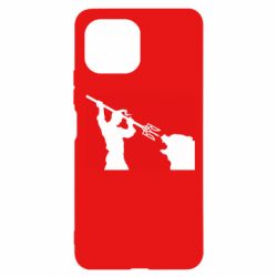 Чехол для Xiaomi Mi11 Lite Тризубом по морде - PrintSalon