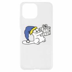 Чехол для Xiaomi Mi11 Lite Украинский кот саймона с подарком - PrintSalon