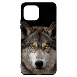Чохол для Xiaomi Mi11 Lite Wolf with yellow eyes - PrintSalon