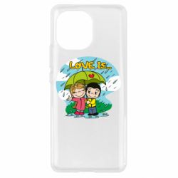 Чехол для Xiaomi Mi11 Love is ... in the rain - PrintSalon