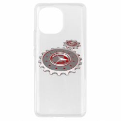 Чехол для Xiaomi Mi11 Mercedes logo механизм - PrintSalon