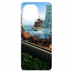 Чехол для Xiaomi Mi11 Minecraft beautiful town - PrintSalon