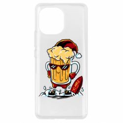 Чехол для Xiaomi Mi11 New Year's beer - PrintSalon