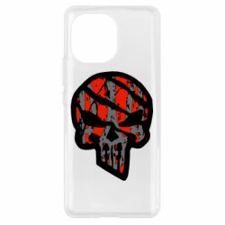 Чехол для Xiaomi Mi11 Punisher Coat of arms of Ukraine