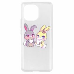 Чехол для Xiaomi Mi11 Rabbits In Love - PrintSalon