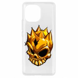 Чехол для Xiaomi Mi11 Standoff - Gold Skull - PrintSalon