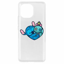 Чехол для Xiaomi Mi11 Стич с куклой - PrintSalon