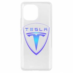 Чехол для Xiaomi Mi11 Tesla logo gradient - PrintSalon