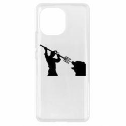 Чехол для Xiaomi Mi11 Тризубом по морде