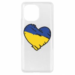 Чехол для Xiaomi Mi11 Украина сердце с царапинами - PrintSalon