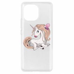 Чехол для Xiaomi Mi11 Unicorn with bow tie - PrintSalon
