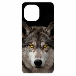 Чохол для Xiaomi Mi11 Wolf with yellow eyes - PrintSalon