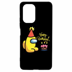 Чохол для Xiaomi Poco F3/K40 Among Us Happy Birthday - PrintSalon