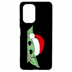 Чохол для Xiaomi Poco F3/K40 Baby Yoda Santa - PrintSalon