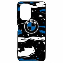 Чехол для Xiaomi Poco F3/K40 BMW logo and art background - PrintSalon