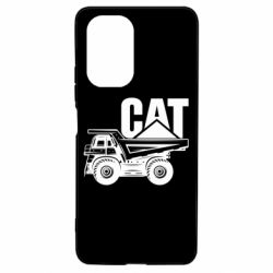 Чехол для Xiaomi Poco F3/K40 CAT logo and truck - PrintSalon