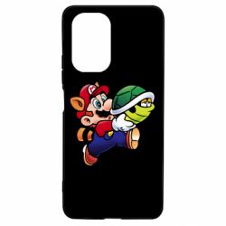 Чехол для Xiaomi Poco F3/K40 Cute Mario with turtle - PrintSalon