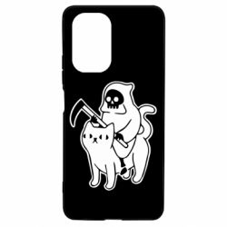 Чохол для Xiaomi Poco F3/K40 Death and cat - PrintSalon