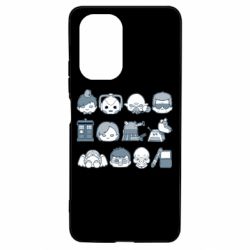 Чехол для Xiaomi Poco F3/K40 Doctor who icons - PrintSalon