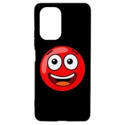 Чехол для Xiaomi Poco F3/K40 Funny Red Ball - PrintSalon