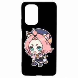 Чехол для Xiaomi Poco F3/K40 Genshin Impact chibi Diona - PrintSalon