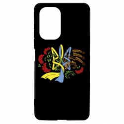 Чохол для Xiaomi Poco F3/K40 Герб колоски і калина - PrintSalon