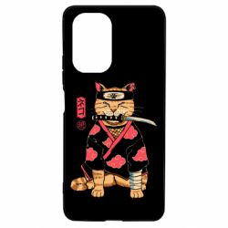 Чехол для Xiaomi Poco F3/K40 Japanese Akatsuki cat - PrintSalon