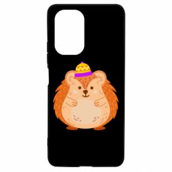 Чехол для Xiaomi Poco F3/K40 Little hedgehog in a hat - PrintSalon