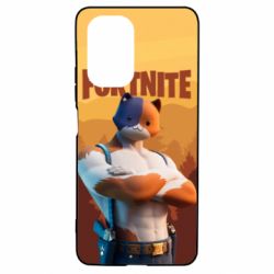 Чехол для Xiaomi Poco F3/K40 Meowscles and logo - PrintSalon