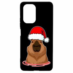 Чехол для Xiaomi Poco F3/K40 Новогодняя капибара - PrintSalon