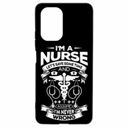 Чехол для Xiaomi Poco F3/K40 Nurse I'm Never Wrong - PrintSalon