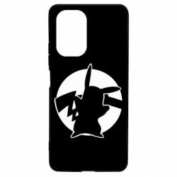 Чехол для Xiaomi Poco F3/K40 Pikachu silhouette - PrintSalon