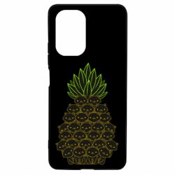 Чехол для Xiaomi Poco F3/K40 Pineapple cat - PrintSalon