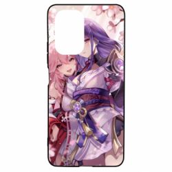 Чехол для Xiaomi Poco F3/K40 Райден и Яе Мико - PrintSalon