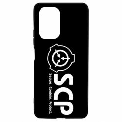 Чохол для Xiaomi Poco F3/K40 SCP logo text - PrintSalon
