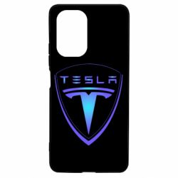 Чехол для Xiaomi Poco F3/K40 Tesla logo gradient - PrintSalon