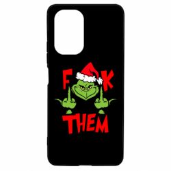 Чехол для Xiaomi Poco F3/K40 The grinch f*ck them - PrintSalon