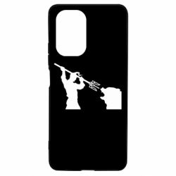 Чехол для Xiaomi Poco F3/K40 Тризубом по морде - PrintSalon