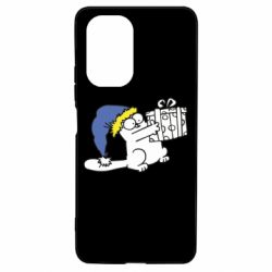 Чехол для Xiaomi Poco F3/K40 Украинский кот саймона с подарком - PrintSalon